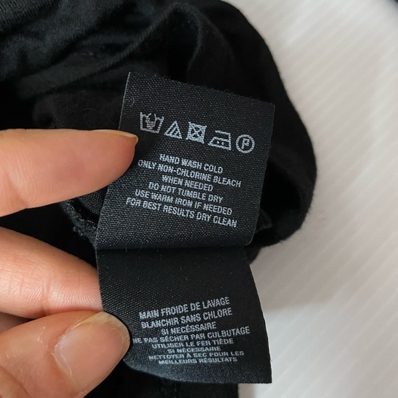 Anthropologie Maeve Melissa Draped Top Black Size Small - Picture 5 of 9